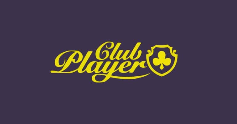 Casino club logo with shield and club symbol.  Club Player Casino Online